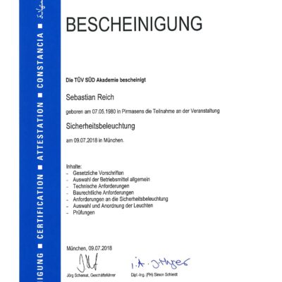 Bescheinigung-TUeV-SUeD-Sicherheitsbeleuchtung-2